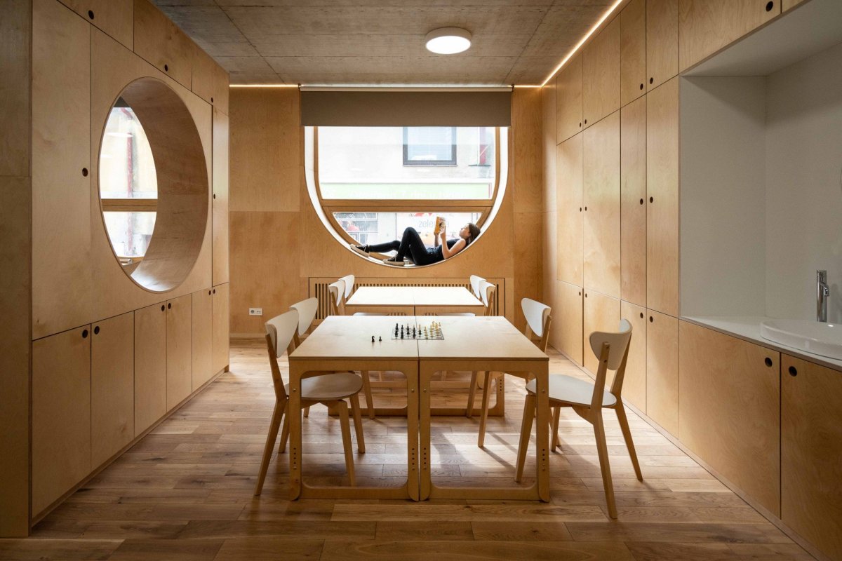 Nízkoprahový klub Relax v Nové Pace; atakarchitekti