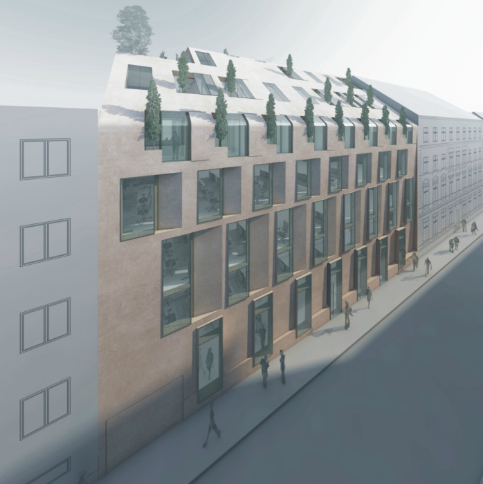 Polyfunkčná budova Konventná, Architekti A B.K.P.Š., vizualizace