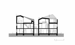 Rezidence Priekopnícka, řez, MV Architekti