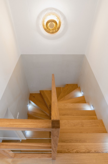 Interiér mezonetového bytu, studio AEIOU