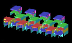 Hotelový komplex Costabella, Opatija, Chorvatsko - statický 3D model -