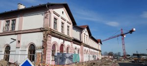Nádraží Kladno v dubnu 2024
