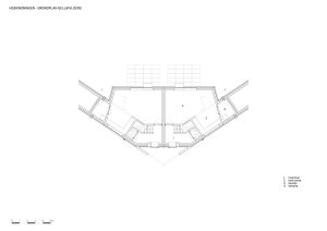 Schaerdeke Lo-Reninge, Architectenbureau Bart Dehaene - Půdorys 1NP