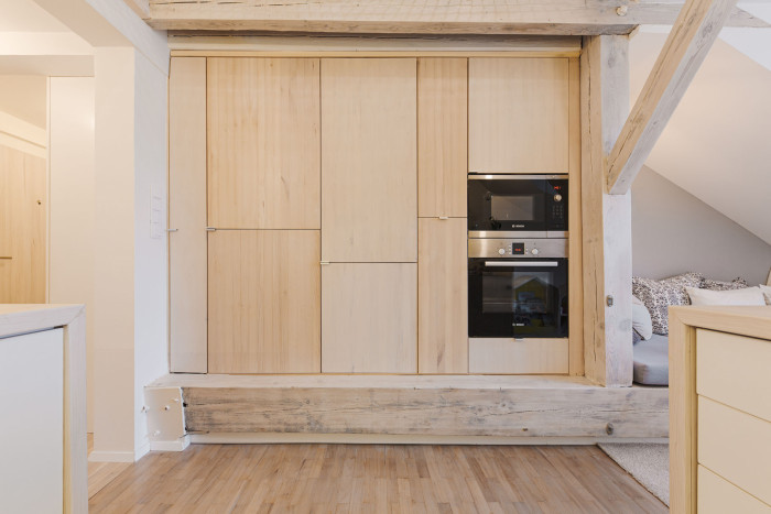 Vršovické podkroví, Mooza architecture / Klára Kuncová (Císařovská)