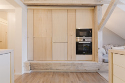 Vršovické podkroví, Mooza architecture / Klára Kuncová (Císařovská)