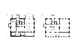 Půdorys 1. PP a 1. NP (Centrum Hořec; ADR)