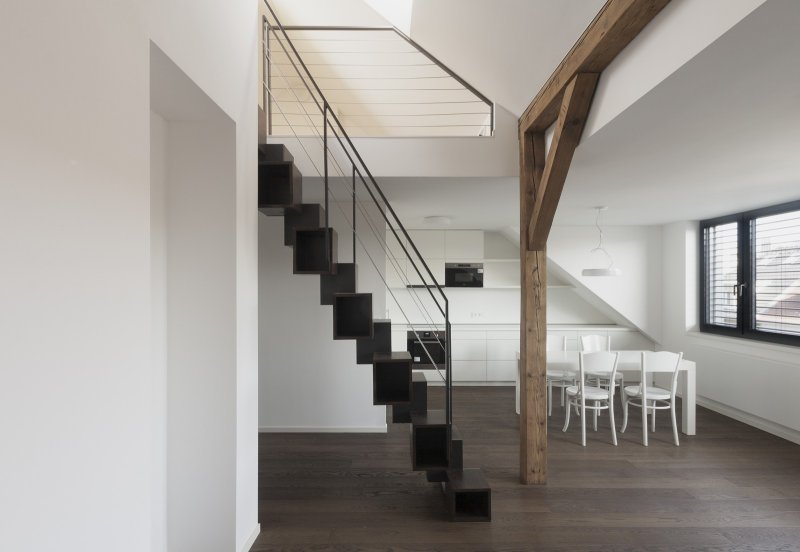 Řadový dům v Praze Liboci od ateliéru Stempel & Tesar architekti