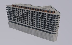 Polyfunkční dům Harfa Design Residence, výstupy z programu Allplan