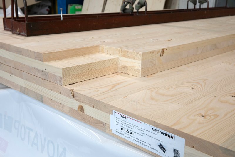 Konstrukční nepohledové panely NOVATOP CLT STANDARD