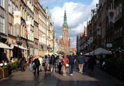 Pohled do centra Gdaňsku