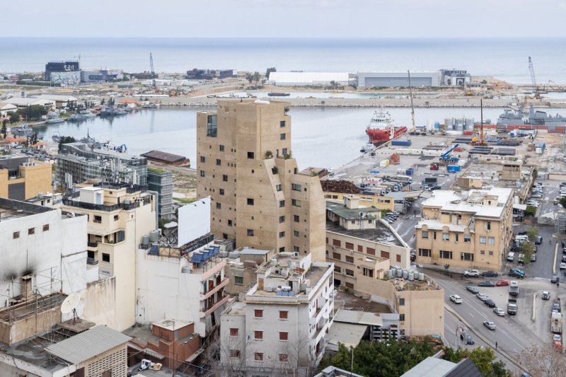 Bytový dům od architektky Lina Ghotmeh v Bejrútu v Libanonu