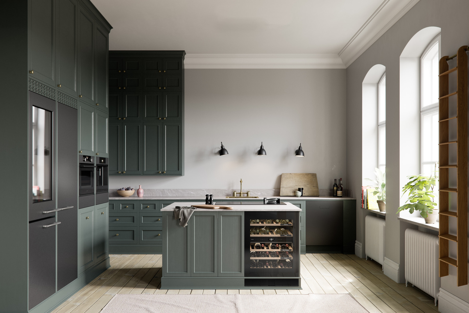 Podstavná vinotéka ASKO disponuje prostorem pro 38 lahví vína.