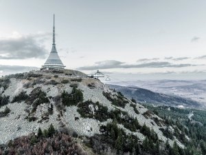 Horní stanice lanovky na Ještěd