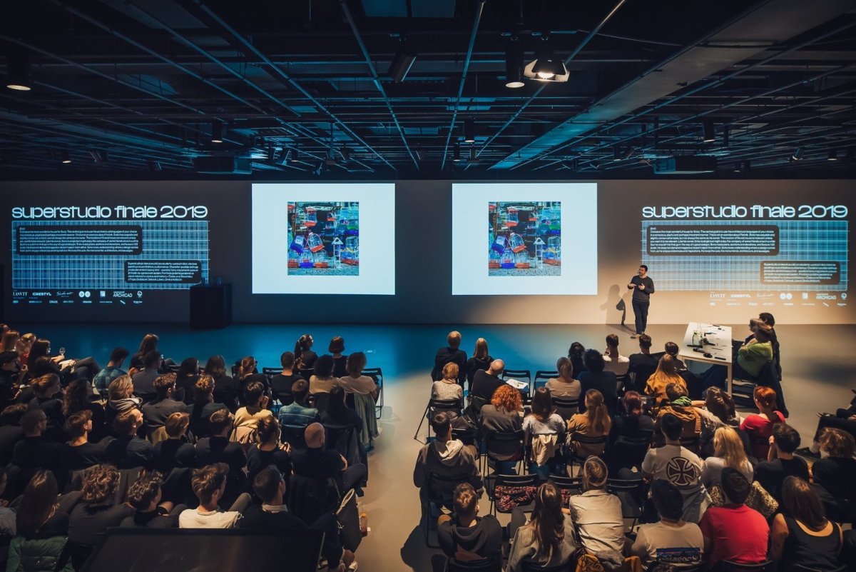 Finálový večer studentské soutěže SUPERSTUDIO 2019.