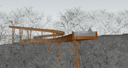 Peter Gál, Peter Vranka, Márius Žitňanský a Vladimír Šimkovič, Vyhliadková veža na Dubni // odměna bez určení pořadí – foto