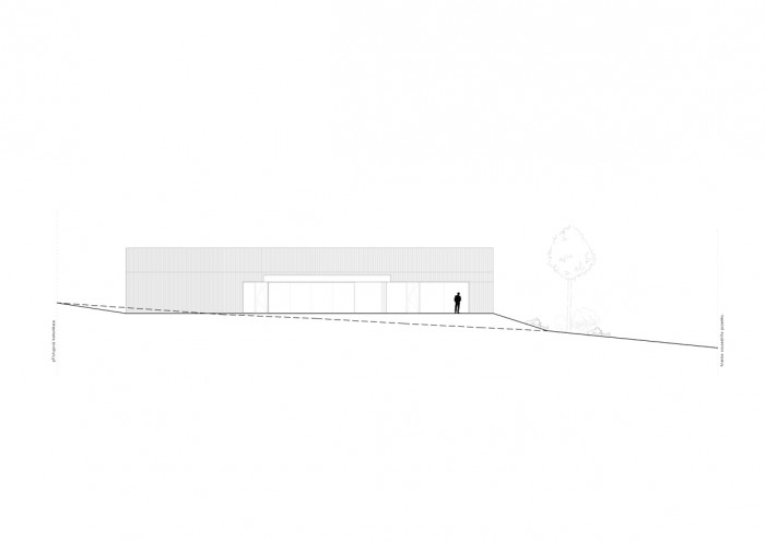 Rodinný dům Radimovice, západní pohled, Ateliér Kunc Architects a DMAE architects