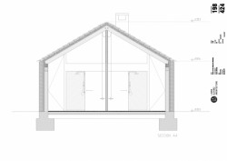 Villa Slow, řez, Laura Alvarez Architecture