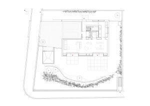 Casa no Porto, půdorys 1NP, João Vieira de Campos