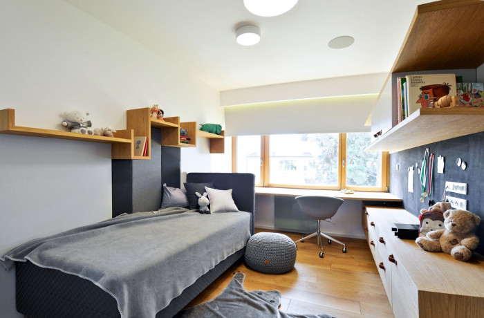 rekonstrukce vily Hanspaulka - dětský pokoj, Veronika Pánková, foto