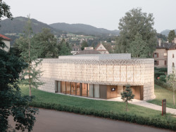 Městská knihovna v Dornbirnu, Dietrich Untertrifaller Architekten, 2019