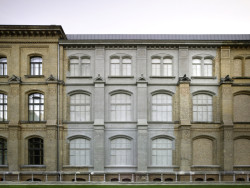 Rekonstrukce a rozšíření východního křídla Přírodovědného muzea, Berlín, 1995–2010 – východní fasáda