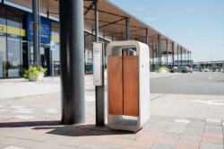 Koš Lipo a popelník Ujo