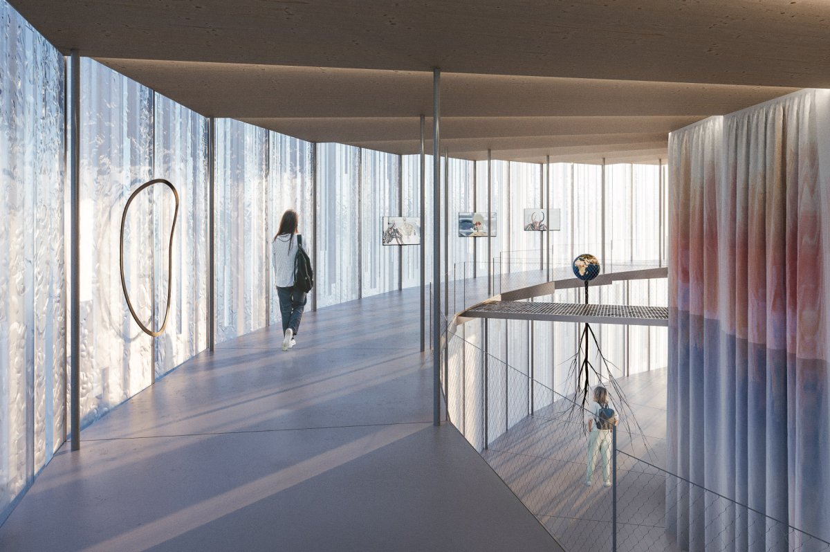 Československý pavilon na EXPO 2025 v Ósace od Apropos Architects -vizualizace