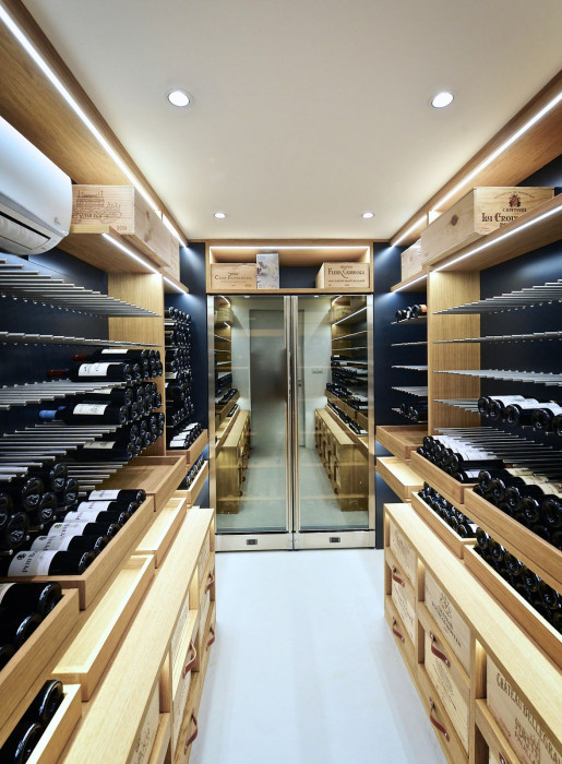 rekonstrukce vily Hanspaulka - vinotéka, Veronika Pánková, foto