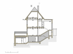 Pražská kancelář, Studio RAKETOPLÁN, řez