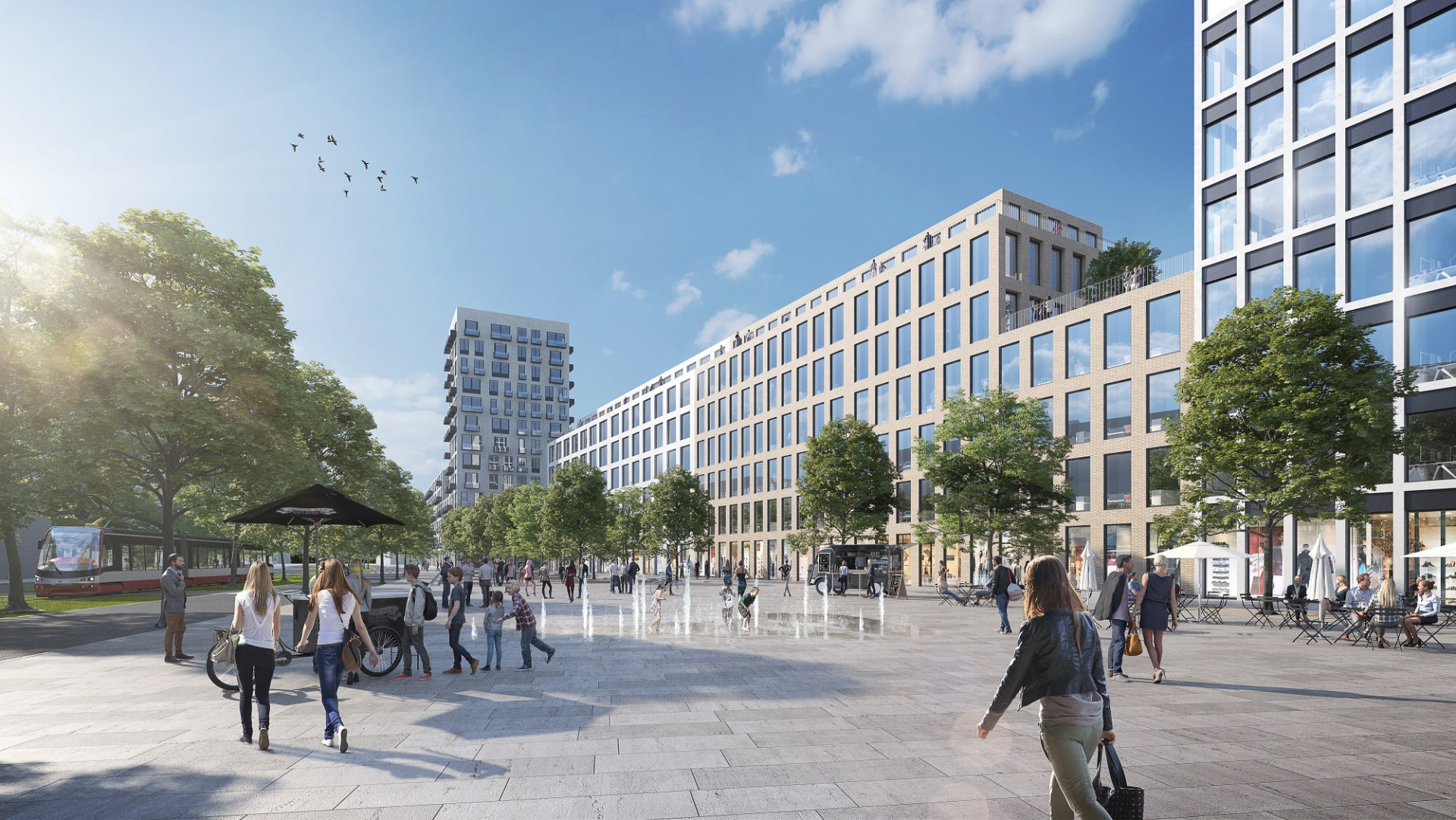 Okolní nové linky metra D nabídne nové čtvrti s městskými byty a parky