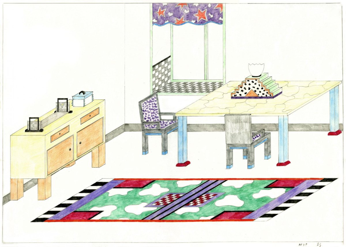 Memphis, Nathalie Du Pasquier.