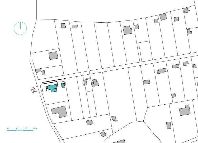 Rekreační domek v Plzni na Mikulce, architectureMADE, situace