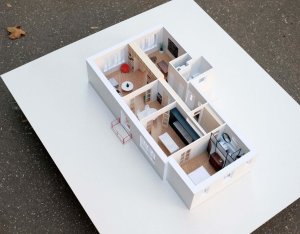KZM - Rekonstrukce bytu, model, JRKVC
