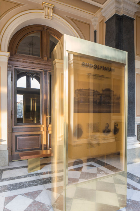 Interiéry předsálí České filharmonie v Rudolfinu, Lenka Míková architekti / Lenka Míková