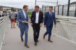 Pražský Radotín má dvě nové lávky - obě podpoří cyklisty a chodce