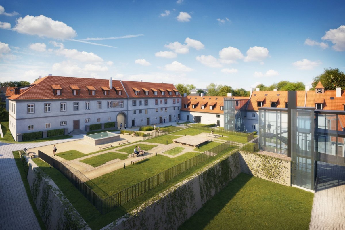 Revitalizace Jinonického dvora, vizualizace, AU plan / Tomáš Filgas, Eliška Chlachulová, Simona Matoušková, Milan Ševčík, Michal Šourek