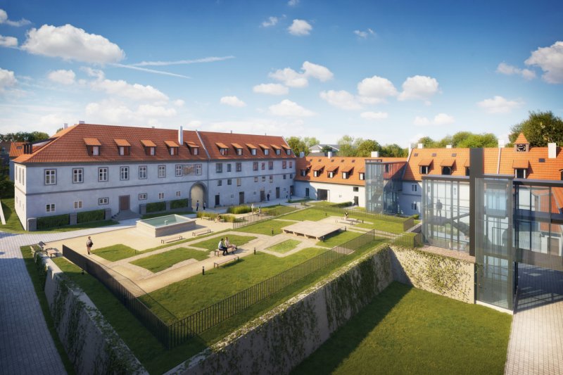 Revitalizace Jinonického dvora, vizualizace, AU plan / Tomáš Filgas, Eliška Chlachulová, Simona Matoušková, Milan Ševčík, Michal Šourek