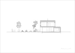 Řez (Rodinný dům v Radotíně, Papundekl architekti)