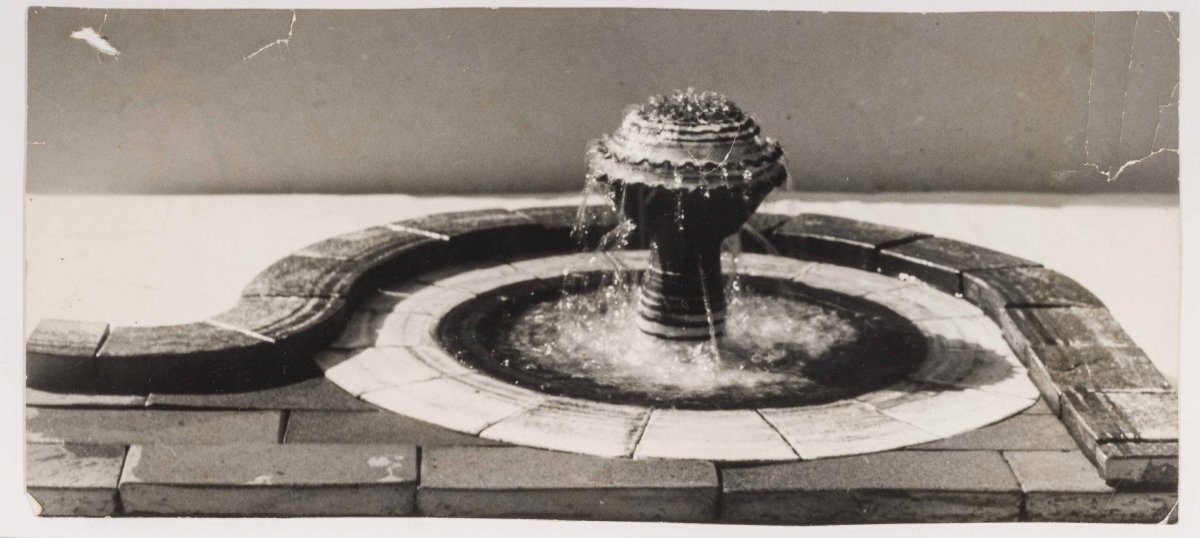 Marie Davidová: model fontány vzniklý v rámci diplomového projektu pro Centrum volného času Střížkov, 1977