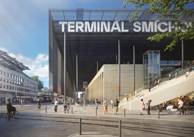 Terminál Smíchov, a69 - architekti, vizualizace