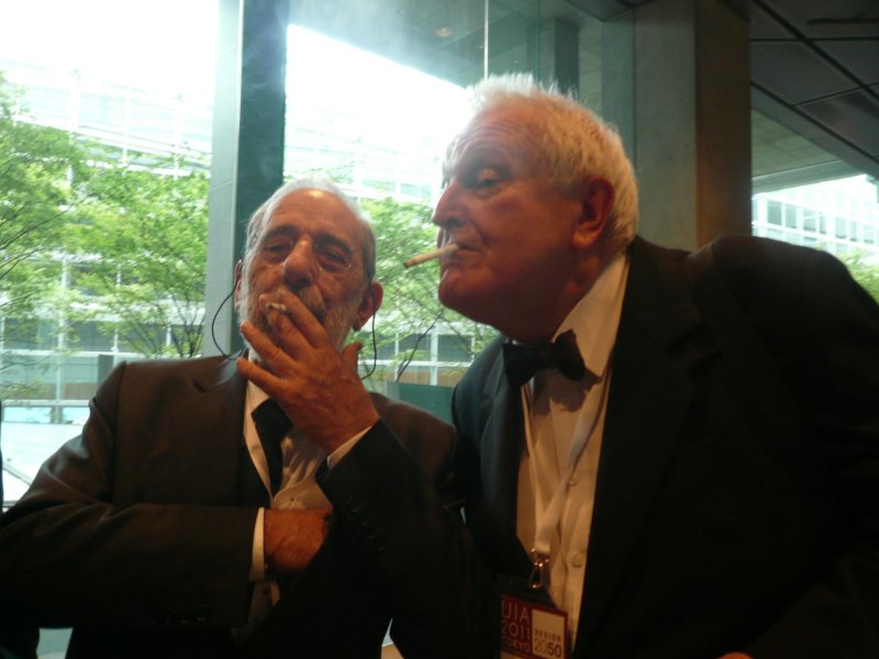 Vladimír Šlapeta a Álvaro Siza - UIA Congress Tokyo 2011
