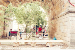 Léto pod Negrelliho viaduktem