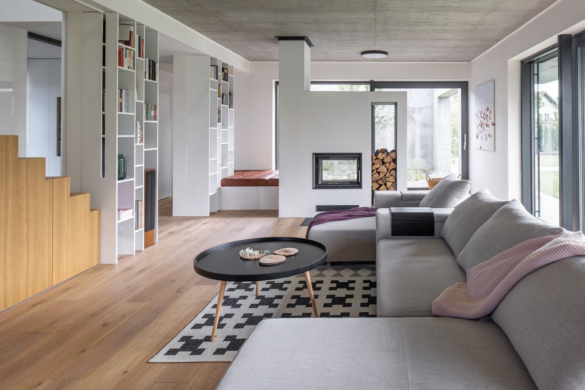 Interier rodinného domu v Praze, boq architekti / Miroslav Stach, Jana Stachová