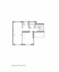 Studio acht, Rezidence Na Dračkách, půdorys 2. NP – foto