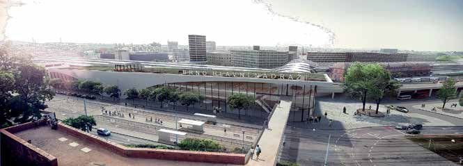 Budoucnost centra Brna: Adam Rujbr Architects (CZ) - foto