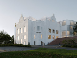 Vizualizace přístavby radnice ve Slezské Ostravě od ateliéru A8000