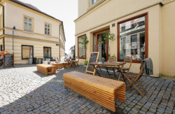 Kavárna Kafe knihy jednota v Táboře