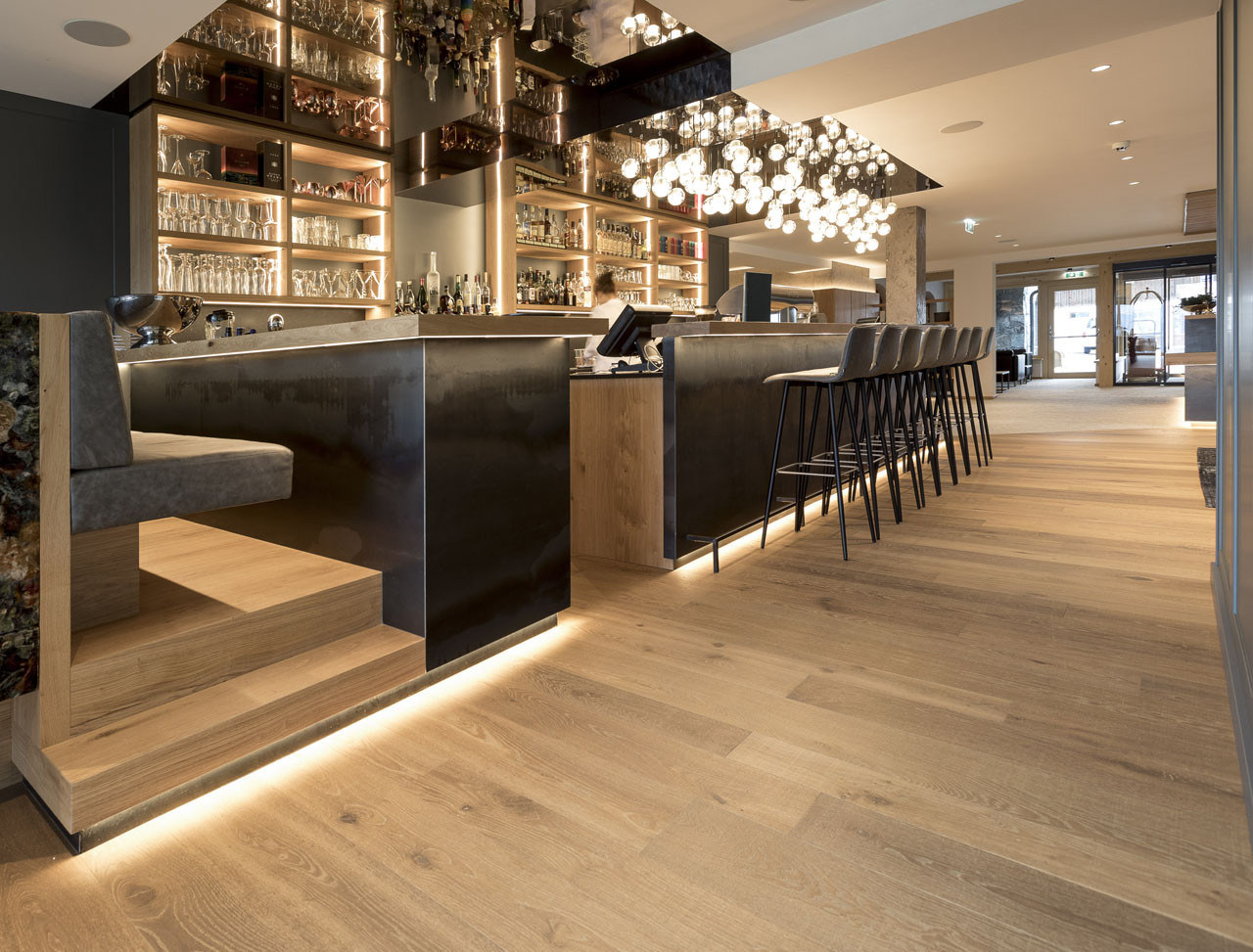Hotelový bar Naturhotelu Edelweiss Wagrain
