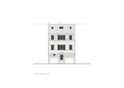 Pohled ulice (Rekonstrukce domu na Břevnově; Mimosa architekti)