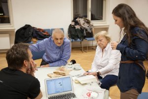 Architekti CZ v Brně, Poslední přípravy před vystoupením... - foto